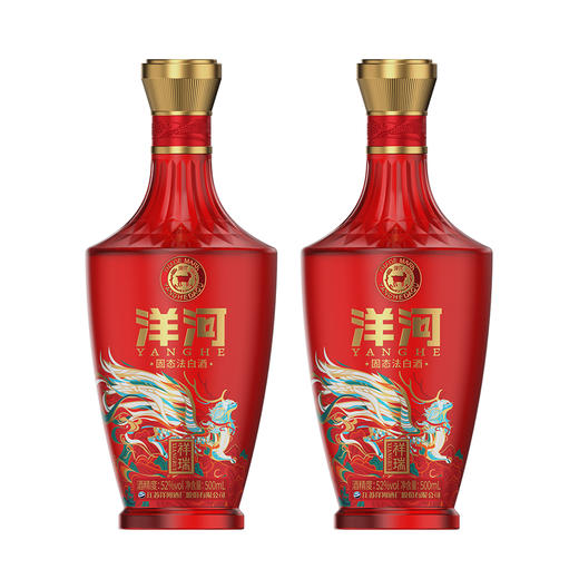 洋河祥瑞礼盒装 52度500mL*2瓶 商品图6