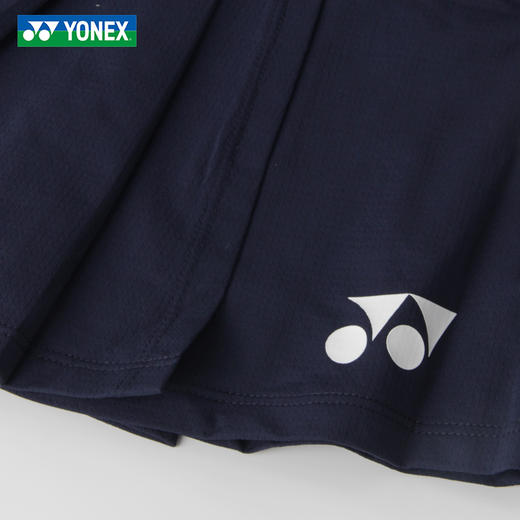 2026年新款YONEX羽毛球服国羽球迷款2208726BCR女士舒适百搭运动短裙 商品图3
