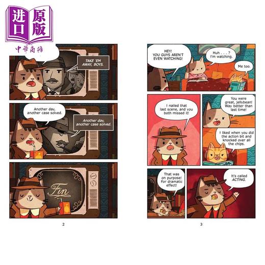 【中商原版】豆子侦探1+2 Detective Beans 英文原版 儿童漫画绘本 充满冒险和趣味的侦探推理故事 图画小说 进口童书 8岁以上 商品图3
