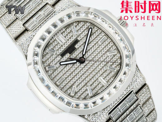 新品 TW百达翡丽鹦鹉螺满天星系列5811 满天星T钻圈 男士腕表 闪耀满天星大冰糖方钻鹦鹉螺！ 商品图2