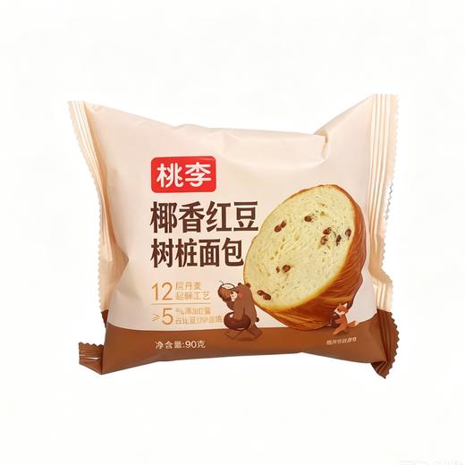 桃李90g椰香红豆树桩面包 商品图0