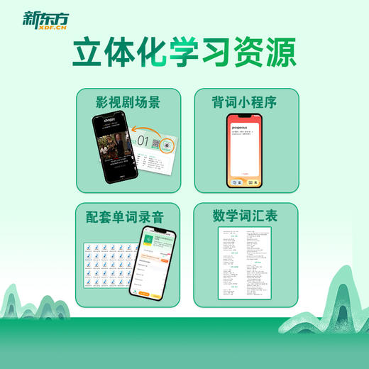 【新东方】GRE词汇精选 乱序版 新东方绿宝书 商品图2