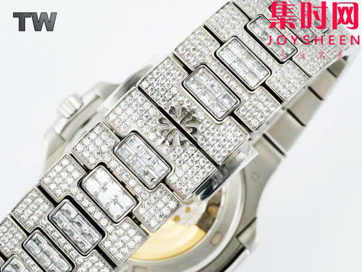 新品 TW百达翡丽鹦鹉螺满天星系列5811 满天星T钻圈 男士腕表 闪耀满天星大冰糖方钻鹦鹉螺！ 商品图5
