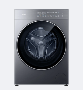 海尔 洗衣机 XQG110-BLE75A3U1 滚筒洗衣机 11公斤 极夜灰 直驱变频 智能WiFi 智能投放 云溪系列 大容量超薄 AI直驱