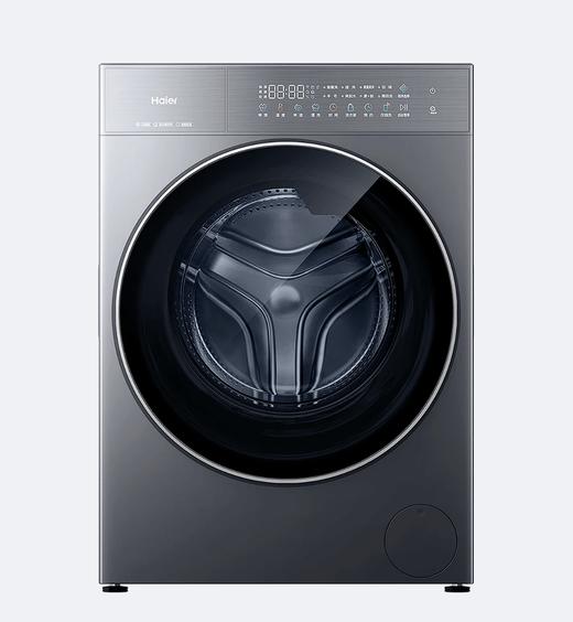 海尔 洗衣机 XQG110-BLE75A3U1 滚筒洗衣机 11公斤 极夜灰 直驱变频 智能WiFi 智能投放 云溪系列 大容量超薄 AI直驱 商品图0