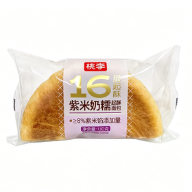 桃李130g紫米奶糯起酥面包