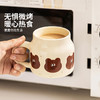 摩登主妇带盖马克杯陶瓷杯家用喝水杯可爱早餐杯女办公室咖啡杯子 商品缩略图3