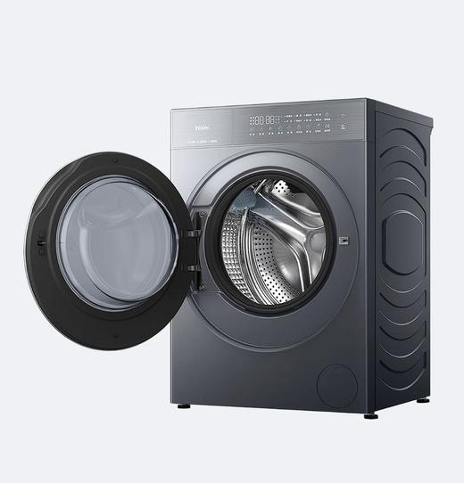海尔 洗衣机 XQG110-BLE75A3U1 滚筒洗衣机 11公斤 极夜灰 直驱变频 智能WiFi 智能投放 云溪系列 大容量超薄 AI直驱 商品图2