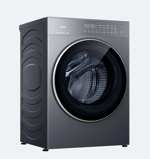海尔 洗衣机 XQG110-BLE75A3U1 滚筒洗衣机 11公斤 极夜灰 直驱变频 智能WiFi 智能投放 云溪系列 大容量超薄 AI直驱 商品图1