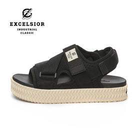 excelsior饼干鞋官方 厚底增高男女魔术贴沙滩凉鞋 BOLT SANDAL