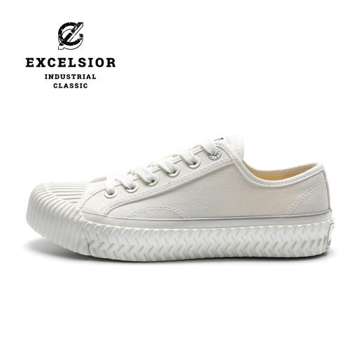 excelsior饼干鞋官方 黑色板鞋女厚底帆布鞋男 BOLT OVER LAYER 商品图3