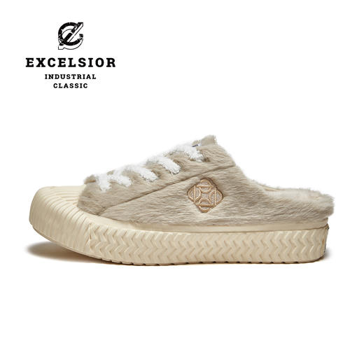 excelsior饼干鞋官方 秋冬外穿穆勒鞋女加绒半拖帆布鞋 BOLT MULE 商品图0