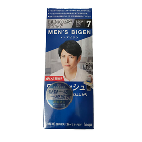 美源自然黑色按压式染发霜