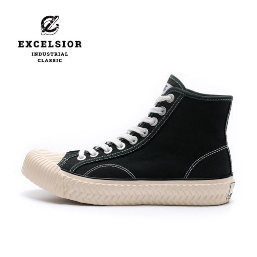 【经典系列】excelsior饼干鞋官方 休闲板鞋男厚底高帮帆布鞋女 商品图0