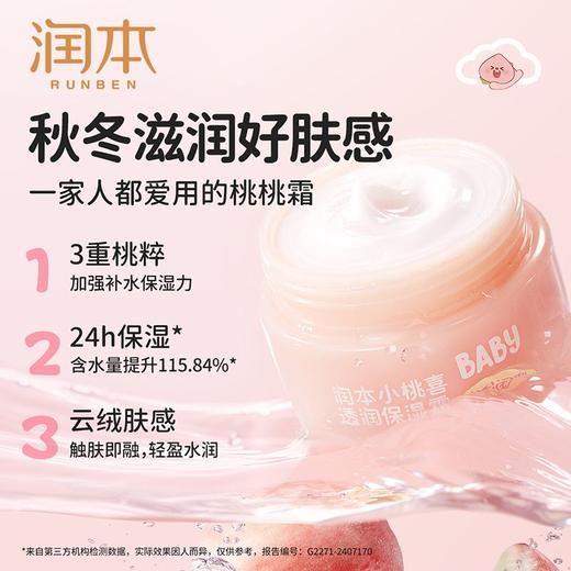 润本55g小桃喜透润保湿霜 商品图1