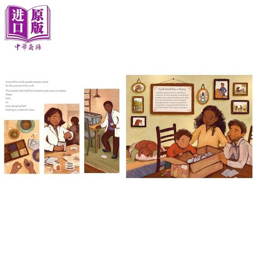 预售 【中商原版】斯瓦尔巴全球种子库的种子保存 Just In Case 英文原版 儿童绘本故事书 科普读物 保护全球植物 进口童书 精装 商品图3
