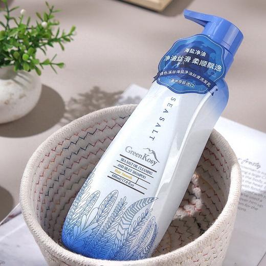 绿色溪谷480ml海盐净油丝滑洗发乳 商品图4