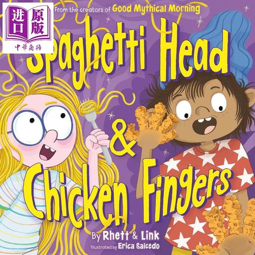 预售 【中商原版】意面脑袋与炸鸡手指 Spaghetti Head & Chicken Fingers 英文原版 儿童绘本 爆笑故事 幽默故事集 进口童书 精装 商品图0