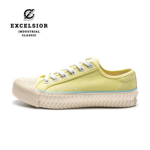 excelsior饼干鞋官方 黑色板鞋女厚底帆布鞋男 BOLT OVER LAYER 商品图2