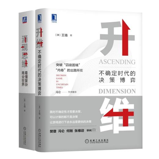【签名版】王珞作品（2册）《升维》《涌现思维》 商品图0