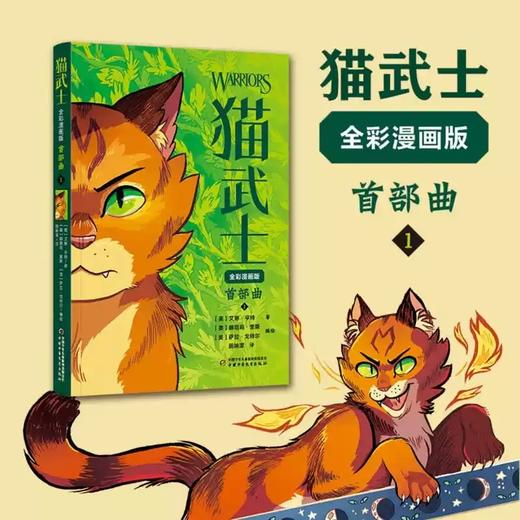猫武士全彩漫画版 首部曲全3册 适读6-12岁儿童 商品图2