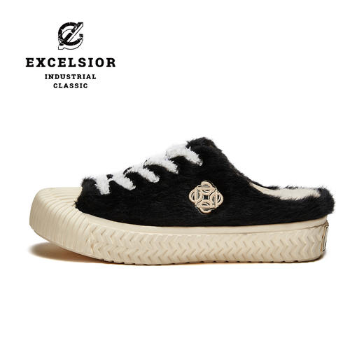excelsior饼干鞋官方 秋冬外穿穆勒鞋女加绒半拖帆布鞋 BOLT MULE 商品图1