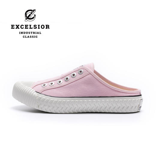 excelsior饼干鞋官方 一脚蹬厚底板鞋女懒人半拖帆布鞋 BOLT MULE 商品图0
