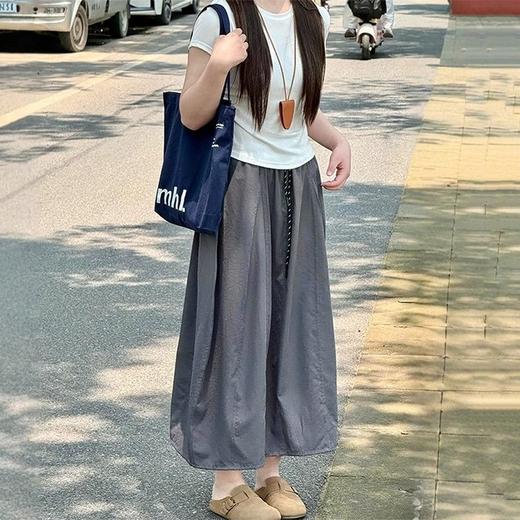 任两件-20元【工装裙 宽松有型 垂顺凉爽】亿绘YIHUI 夏季薄款女水洗工装南瓜裙 商品图10