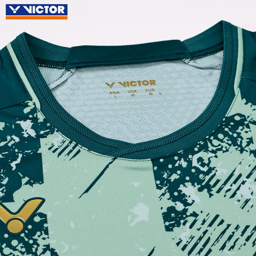 VICTOR威克多羽毛球服T-65000比赛训练大赛服速干透气运动短袖 商品图4