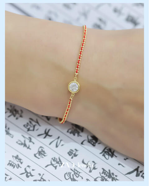 【中南钻石出品 兵器集团核心成员 硬核jun工企业民用产品】培育钻石泡泡珠编绳手链（ZSSL108）ds（hx） 商品图3