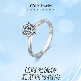 【中南钻石出品 兵器集团核心成员 硬核jun工企业民用产品】培育钻石银钻戒（ZB0021）（戒指圈号请务必找客服沟通）ds（hx）