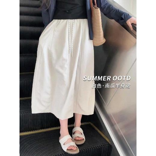 任两件-20元【工装裙 宽松有型 垂顺凉爽】亿绘YIHUI 夏季薄款女水洗工装南瓜裙 商品图3