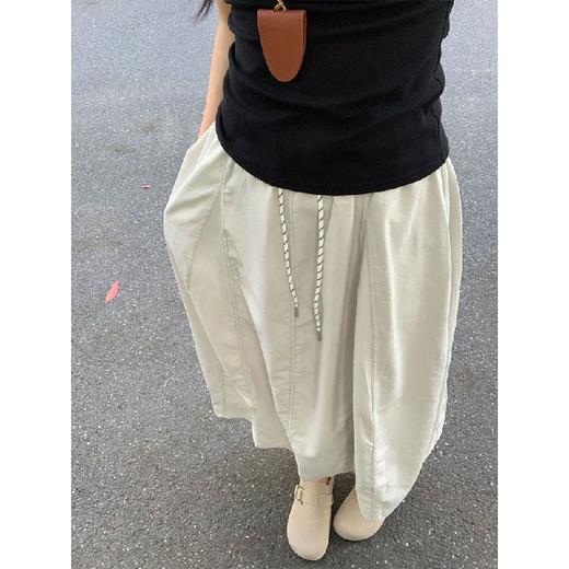 任两件-20元【工装裙 宽松有型 垂顺凉爽】亿绘YIHUI 夏季薄款女水洗工装南瓜裙 商品图7