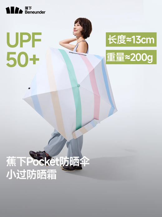 蕉下六折黑胶防晒伞BM668 商品图2