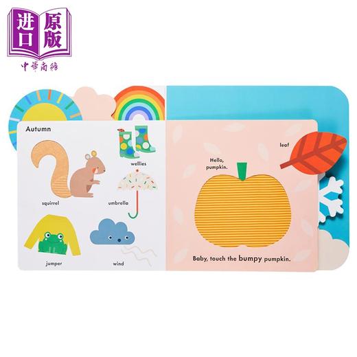预售 【中商原版】 瓢虫错层触摸书 Seasons 季节 早教启蒙 商品图7