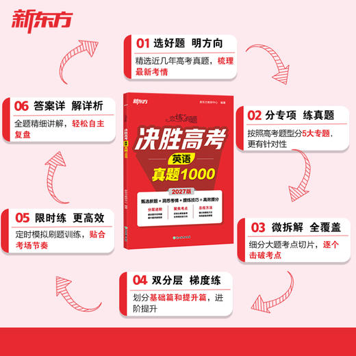 (27)恋练有题 决胜高考英语真题1000/数学/物理/化学/语文 商品图3