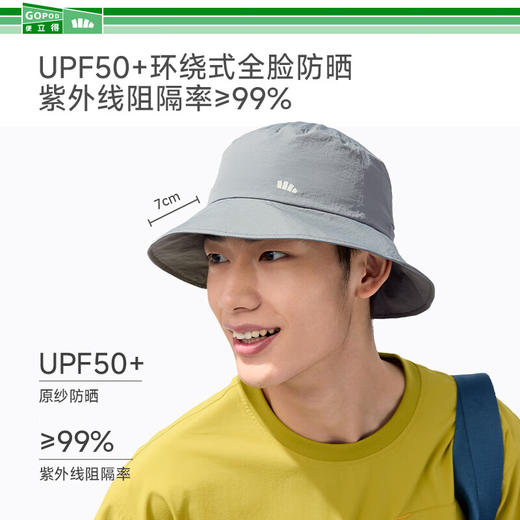 蕉下轻薄自收纳渔夫防晒帽GP739 商品图1