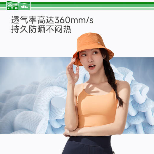 蕉下轻薄自收纳渔夫防晒帽GP739 商品图3