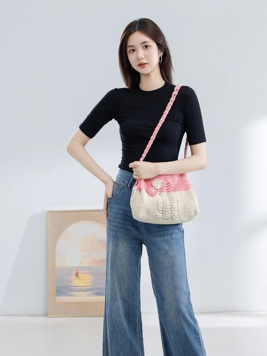 苏苏姐家汐织手拎包手工diy编织钩针云小骨毛线团自制包包材料包 商品图4