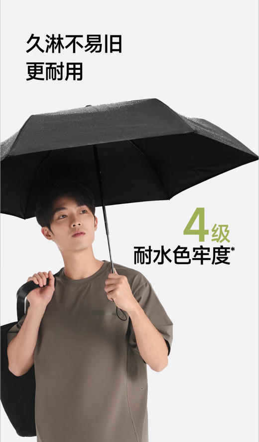 蕉下三折手动雨伞RP002- 陨石灰 商品图1
