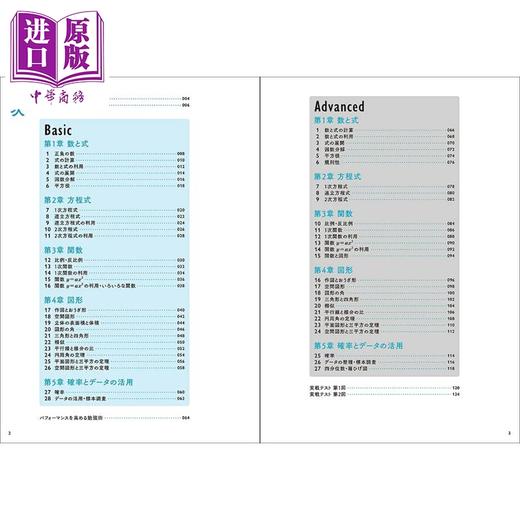 预售 【中商原版】中考高中入学考试25分集中问题集 数学篇 日文原版日韩 高校入試 25分集中問題集 数学 商品图4