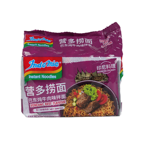 营多捞面85gx5巴东炖牛肉味五连包