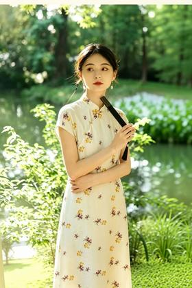 ORIGNAL&CO「 江南盛夏」新中式连衣裙 | 一半是云水禅心的清冷，一半是烟火人间的清甜【7-15天发货，周末顺延】