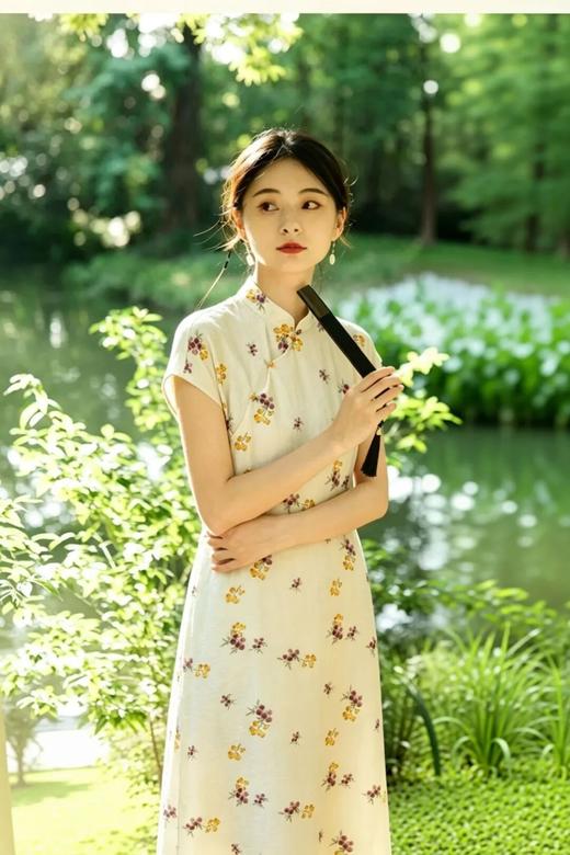 ORIGNAL&CO「 江南盛夏」新中式连衣裙 | 一半是云水禅心的清冷，一半是烟火人间的清甜【7-15天发货，周末顺延】 商品图0