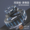 【双面磁吸 多功能三折叠】新款马卡龙三拼色手机支架 便携指环扣支架 Magesafe三折叠背贴 追剧神器 苹果安卓通用 商品缩略图1