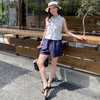 【清凉一夏，天然苎麻】老钱风苎麻短裤女夏季新款纯色五分裤宽松薄款松紧腰抽绳显瘦短裤女 商品缩略图4