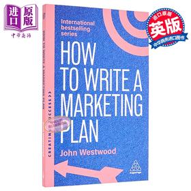 【中商原版】如何写营销策划 第8版 How to Write a Marketing Plan 英文原版 John Westwood 职场技能 自我提升 