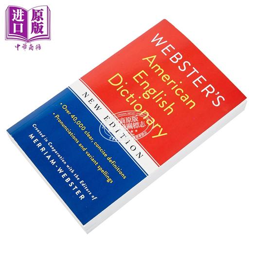 【中商原版】韦氏美式英语词典 Webster s American English Dictionary 英文原版 韦氏词典 词汇参考工具书 Merriam Webster 商品图2