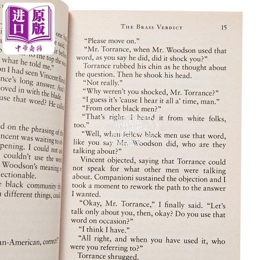 【中商原版】黄铜判决 林肯律师 第1季剧版封面 大众平装 英文原版 The Brass Verdict Media tie in Michael Connelly 商品图2