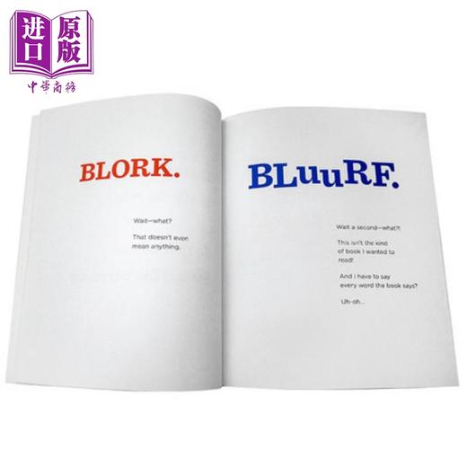 【中商原版】没有图片的书 英文原版 亚马逊|The Book With No Pictures|B. J. Novak (作者) 幽默故事书 纽约时报畅销书 商品图1